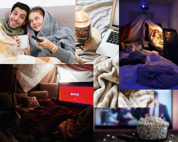 VISIONBOARD BINGE WATCHING TV SERIES DURING LOCKDOWN