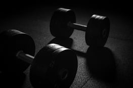 picture of gym equipment - dumbbells