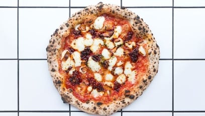 Wood fired pizza. 
