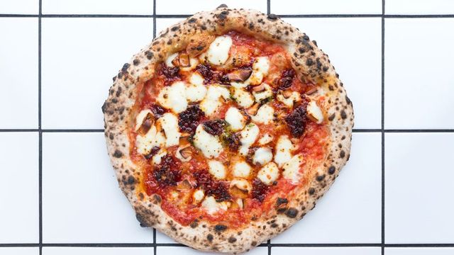 Wood fired pizza. 
