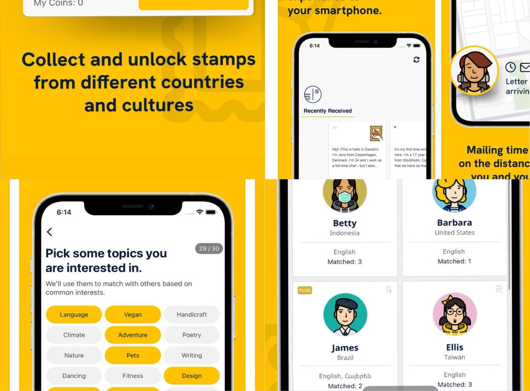 example pictures of the App