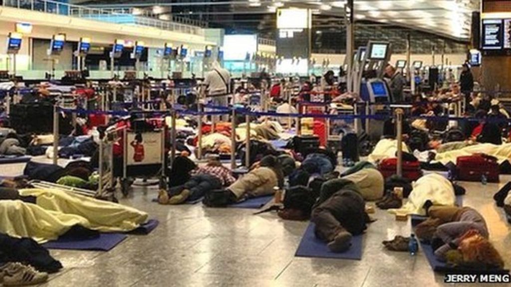 sleep in airport